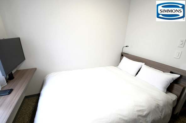 【室数限定】スーペリアルーム(素泊り)♪　2022年6月改装♪　シモンズ製ベッド。
